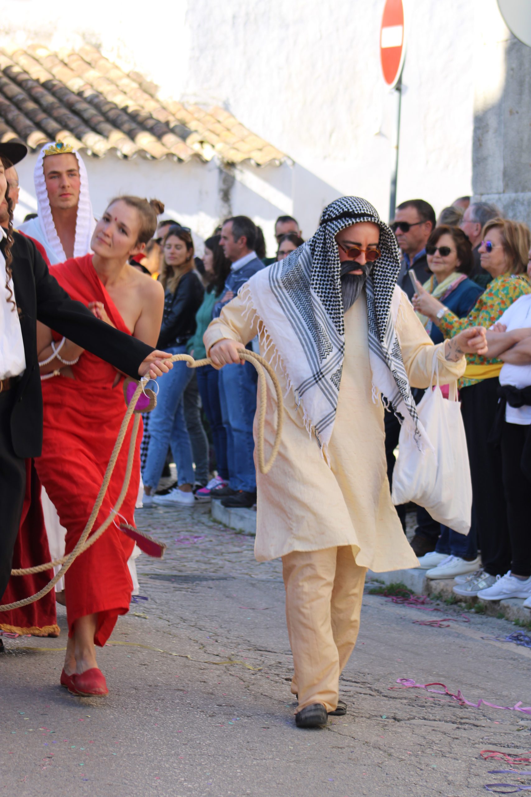 Сarnival sobre o sul de Portugal: aldeia de Moncarapacho