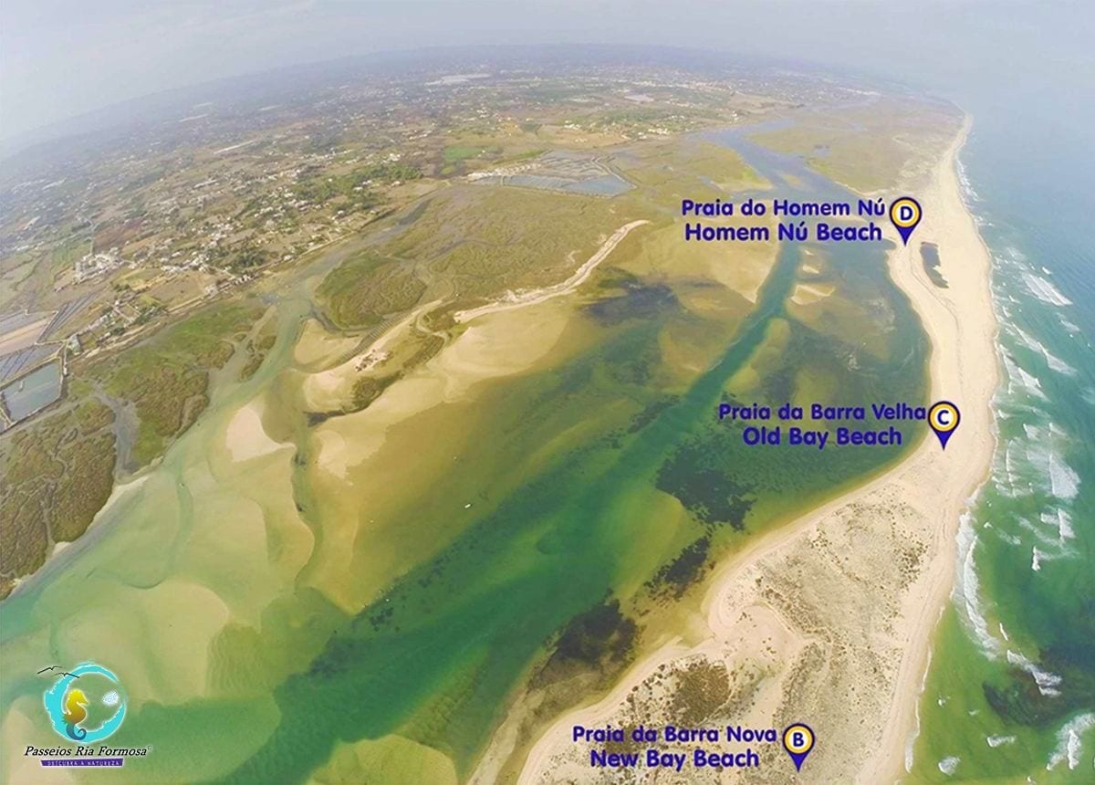 Islas de la Ría Formosa accesibles desde Fuseta