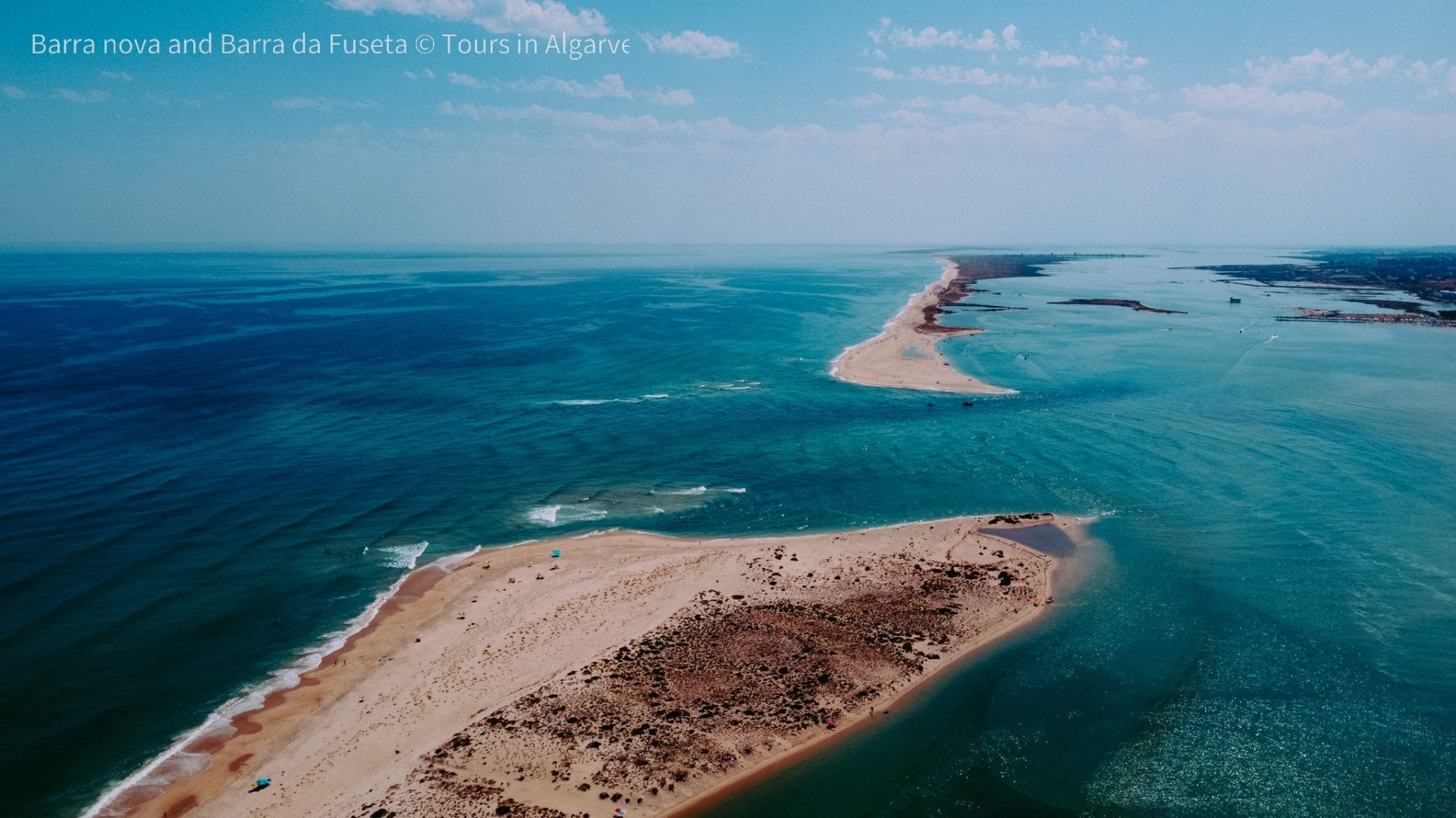 Inseln der Ria Formosa von Fuseta aus erreichbar