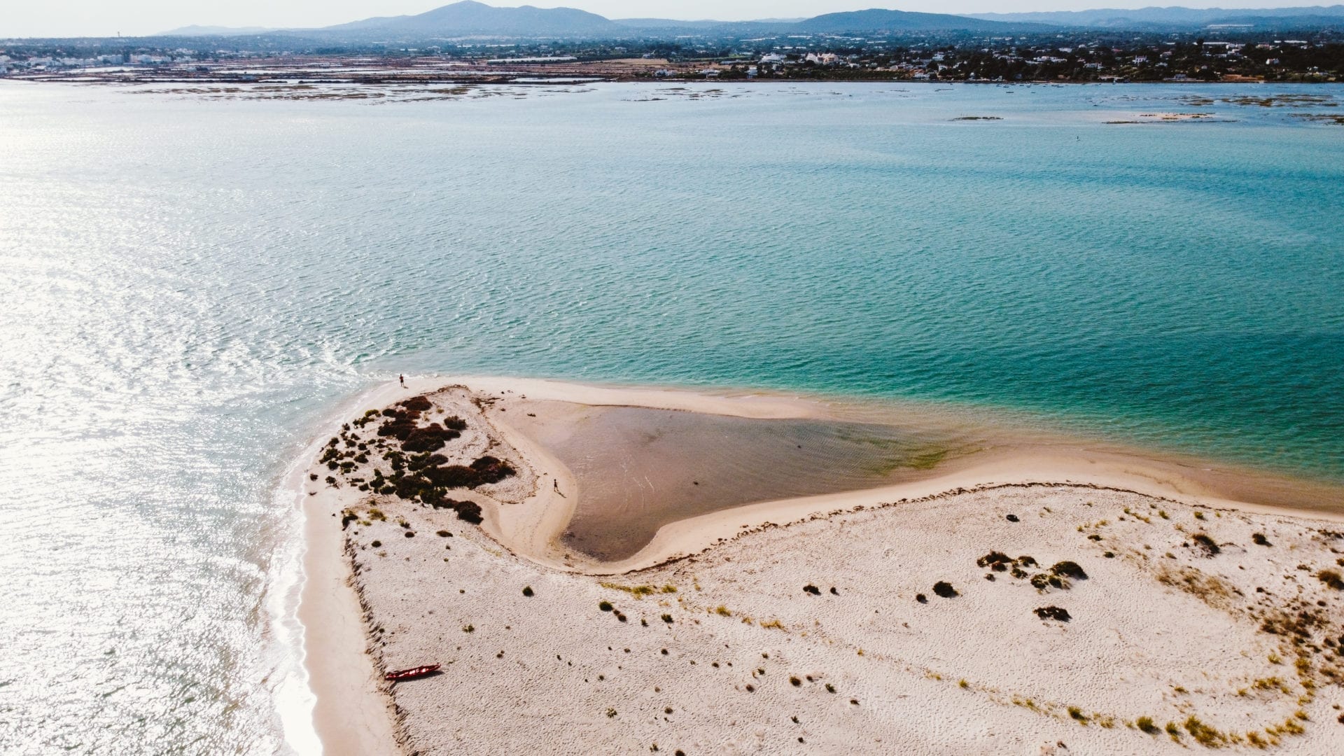 Inseln der Ria Formosa von Fuseta aus erreichbar