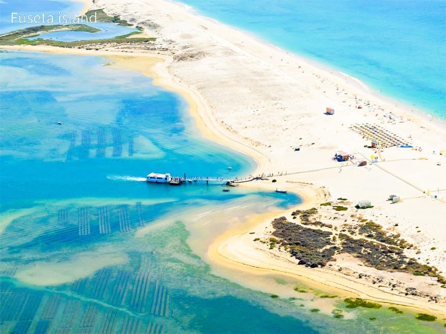 Inseln der Ria Formosa von Fuseta aus erreichbar