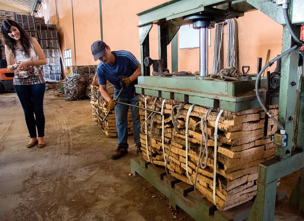 Visita a la fábrica de corcho Algarve