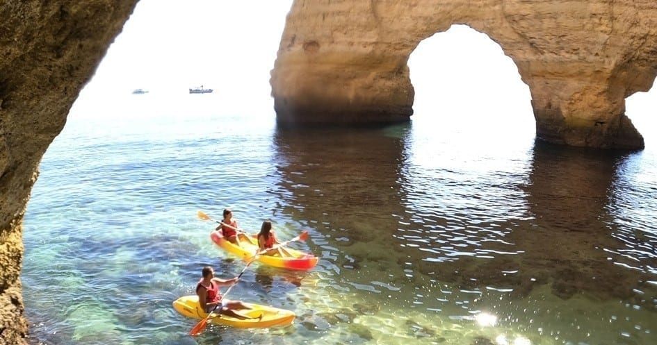 Tour Kayak na Gruta de Benagil de Portimão