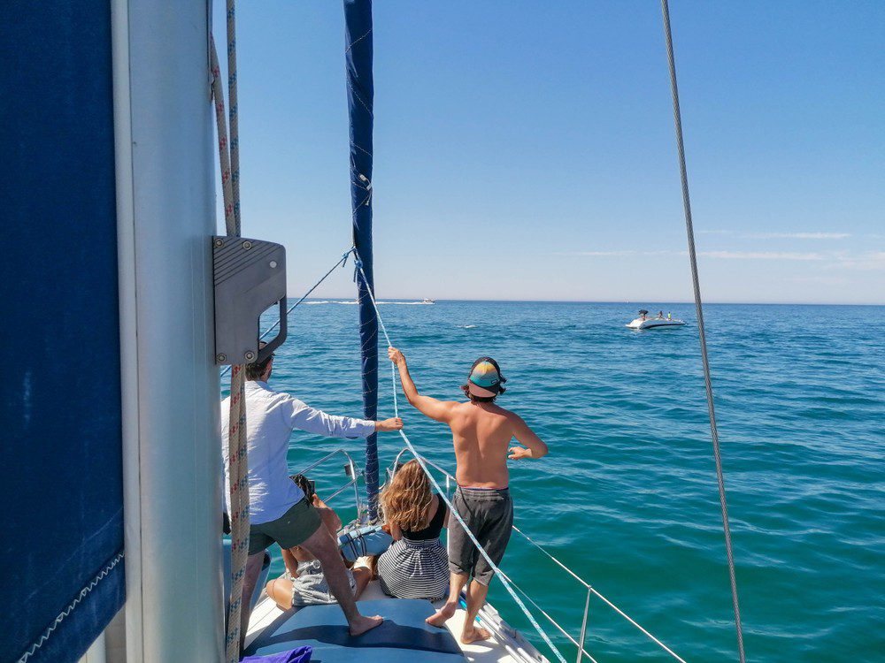 Private Coastal Vilamoura Sailing Tour to Albufeira
