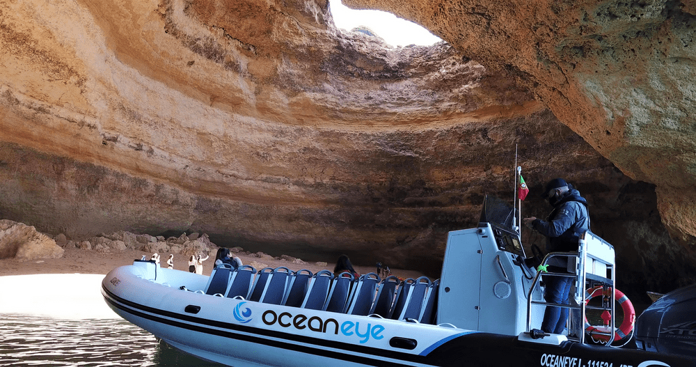 Cueva de Benagil y observación de delfines desde Albufeira