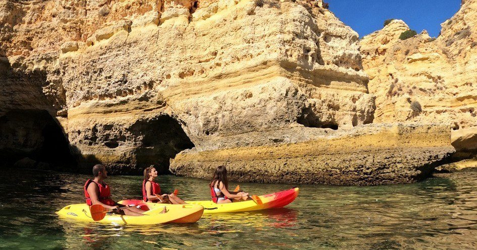 Kayak de la grotte de Benagil à partir de Portimão