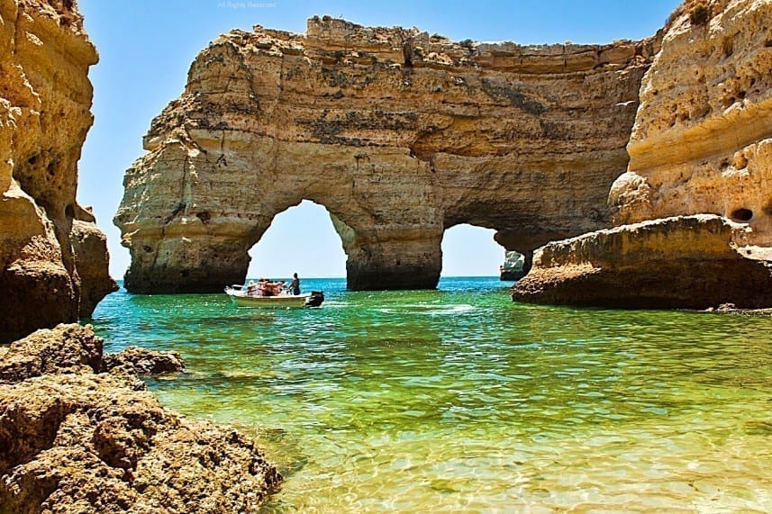 Algarve de Benagil Boat Tour e Algarseco Coastal Walk