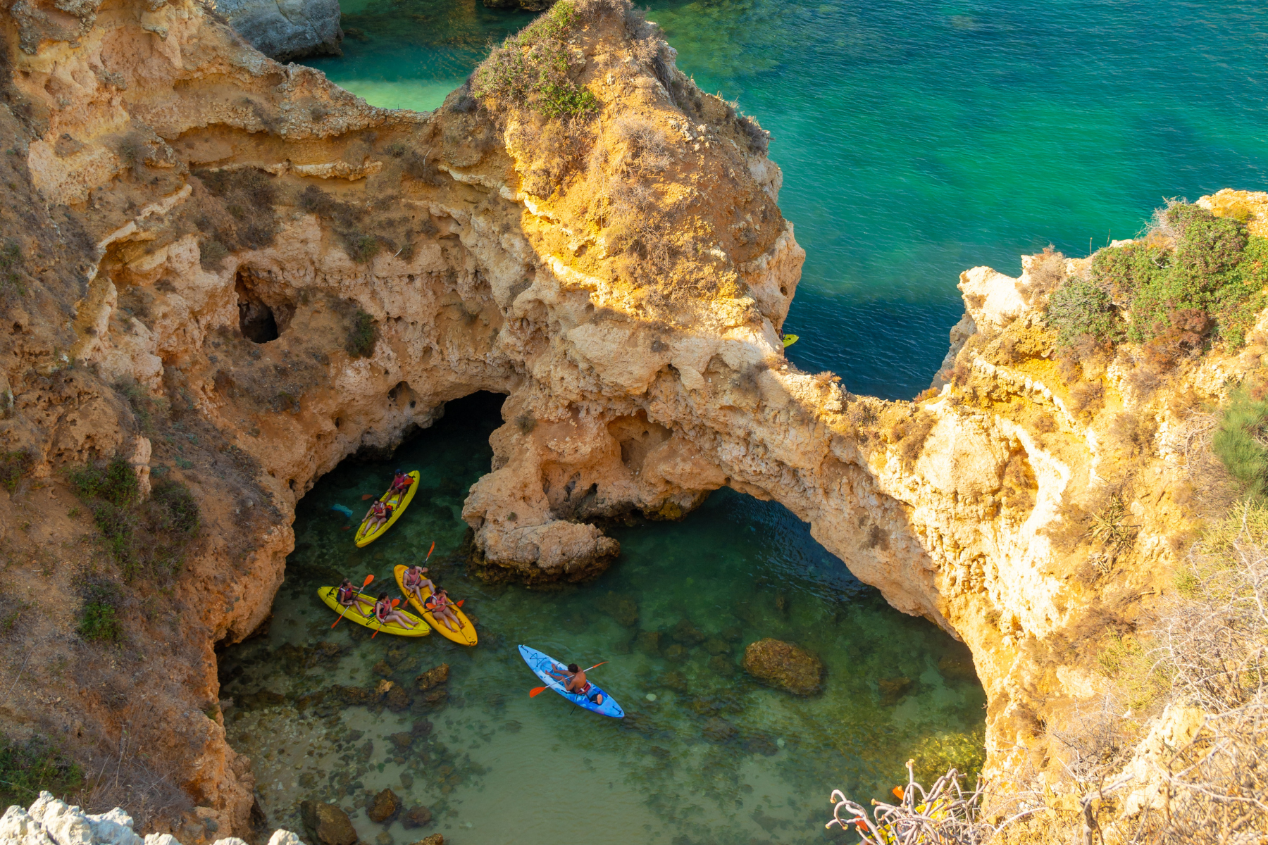 Location de kayak de la grotte de Benagil