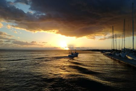 Excursion en bateau au coucher du soleil depuis Olhao à Ria Formosa